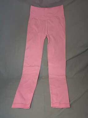 Calvin Klein Performance Ribbed Seamless Leggings Pink Size S